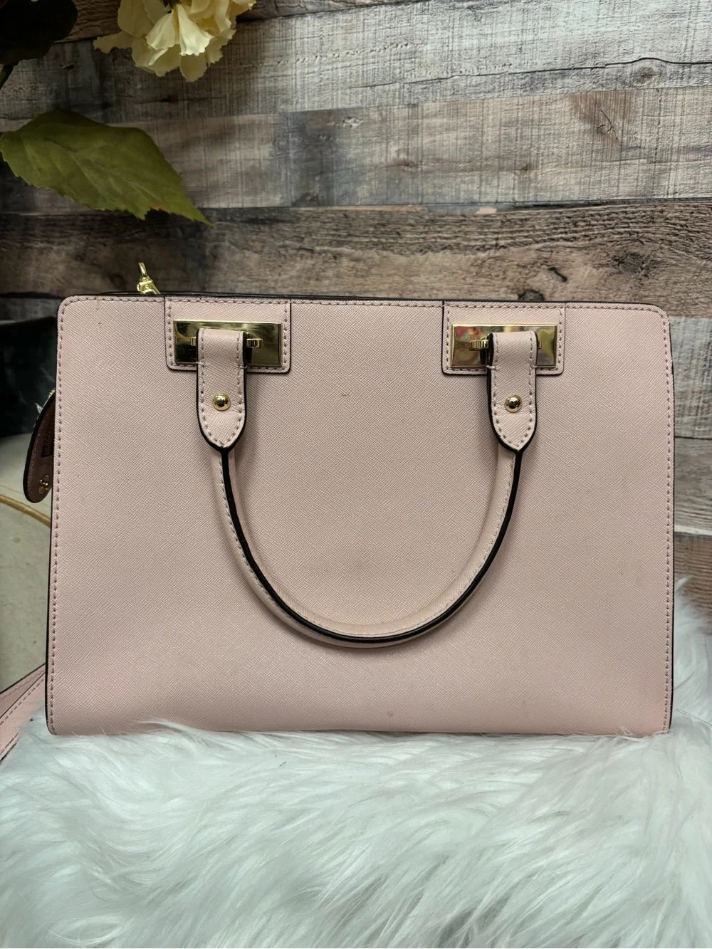 Michael Kors Pink w/ Gold Hardware Versatile Bag
